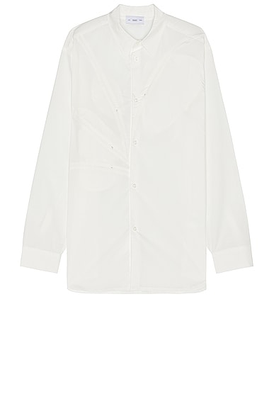 POST ARCHIVE FACTION (PAF) 5.1 Shirt Center in White
