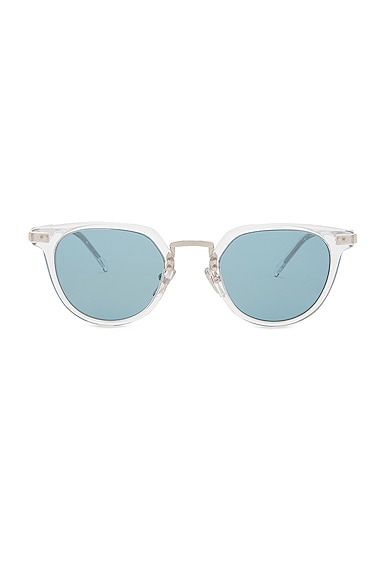 Prada 0pr 17ys Sunglasses In Transparent & Polar Blue Crystal