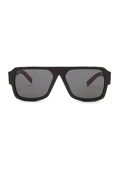 Men's Rectangle Transparent Acetate Sunglasses | Smart Closet