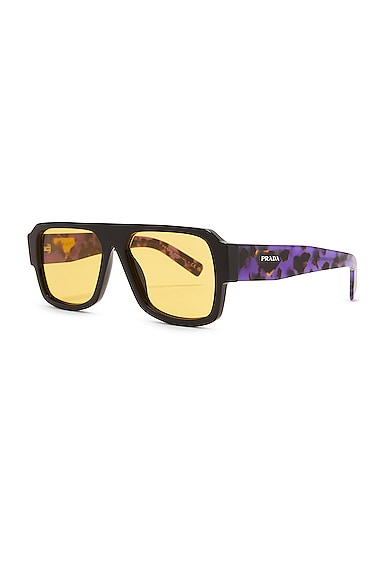 Shop Prada Sunglasses In Multi