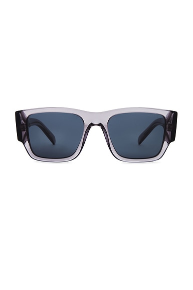 Prada Wayfarer Sunglasses in Transparent Grey