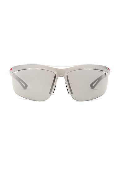 Prada Visor Sunglasses in Silver