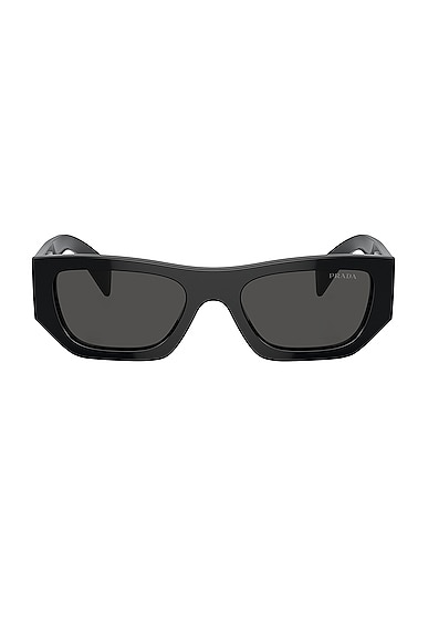 Rectangle Sunglasses in Black