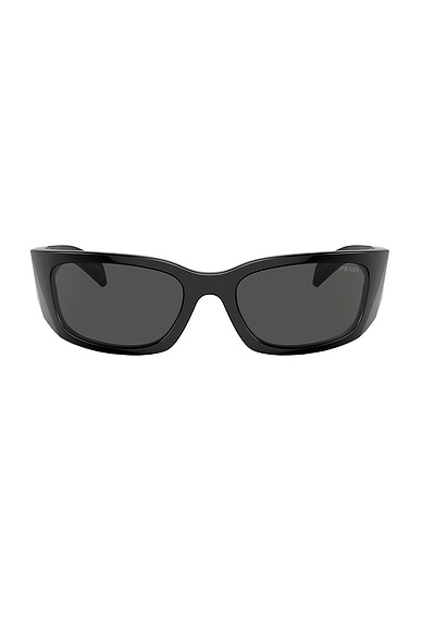 Prada Shield Sunglasses in Black