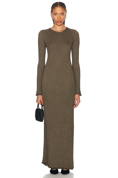 retrofete Heidi Dress in Gunmetal Black FWRD