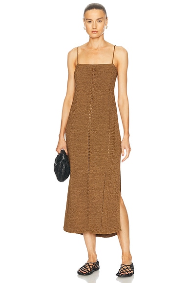 Proenza Schouler Suki Dress in Ochre