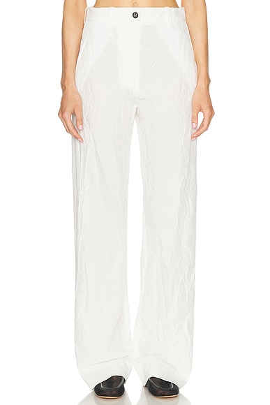 Crinkle Poplin Pant