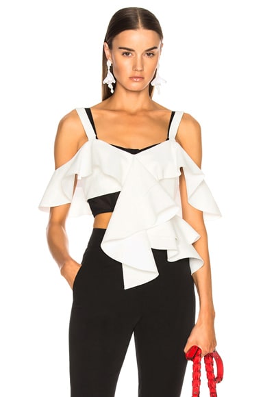 Off Shoulder Ruffle Top