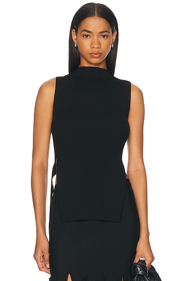 Aya Muse Romi Top in Black | FWRD