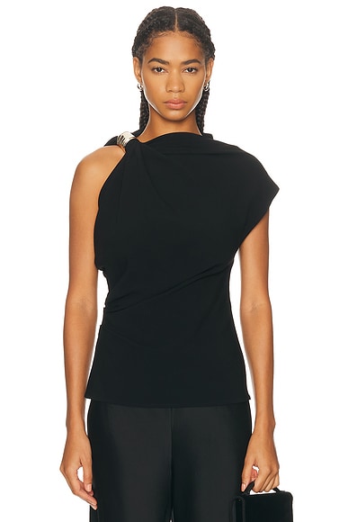 Proenza Schouler Malika Top in Black