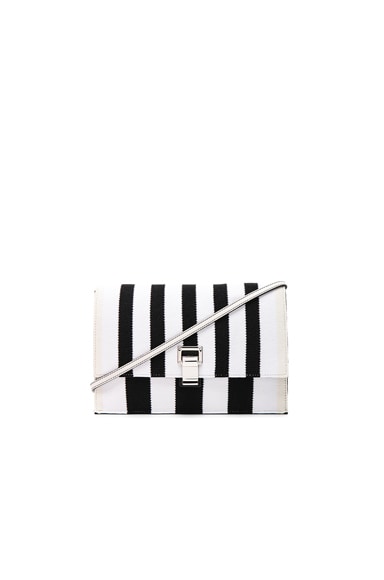 Small Knit Stripe Lunch Bag