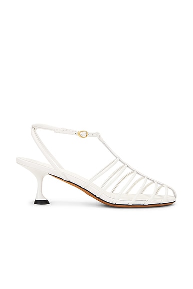 Proenza Schouler Tee Cage Sandal in White