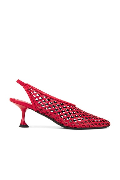 Proenza Schouler Tee Slingback Pump in Red
