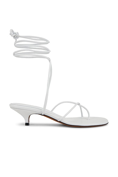 Proenza Schouler Slash Tie Sandal in White