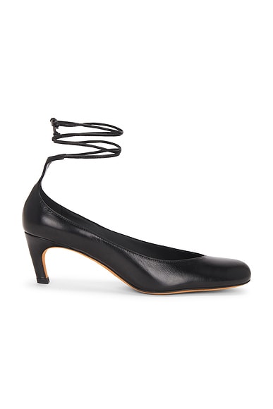 Proenza Schouler Uma Tie Pump in Black