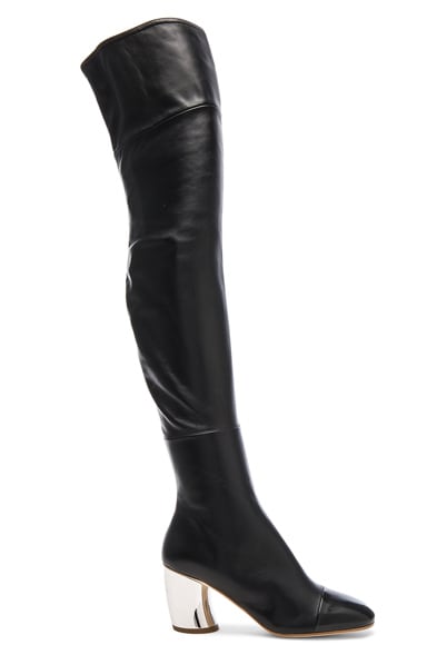 Leather Over the Knee Boots