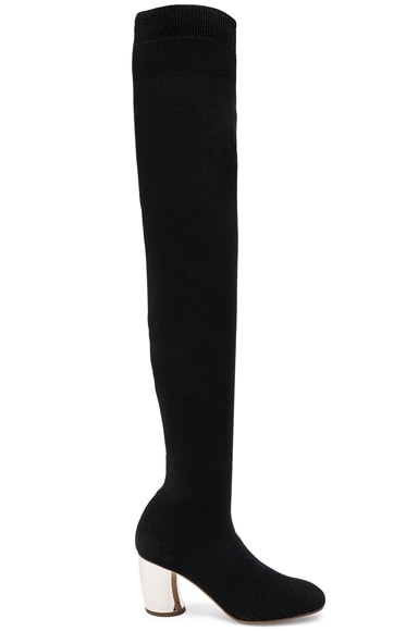 Knit Thigh High Boots