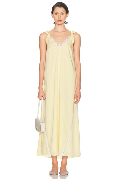 Posse Marilyn Shift Dress in Limoncella