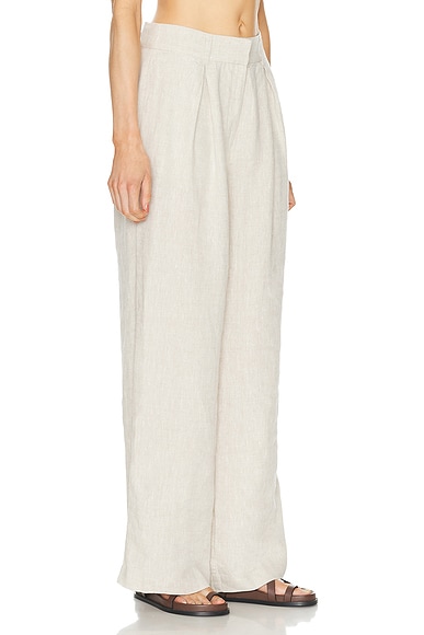 Shop Posse Presley Trouser In Natural