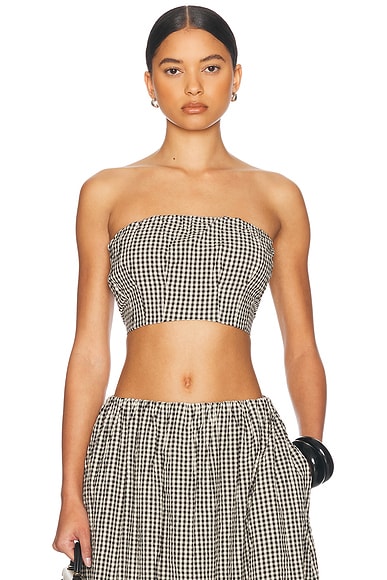 Mira Strapless Crop Top