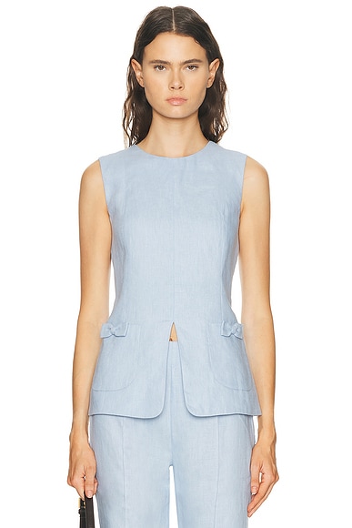 Posse Harper Vest in Blue