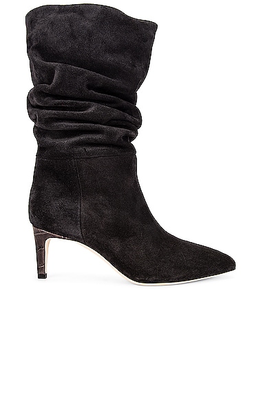 Velour Slouchy Boot