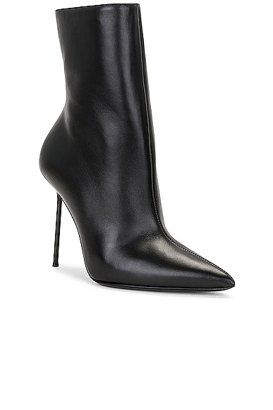 Shop Paris Texas Lidia Ankle Boot Heel 105 In Black