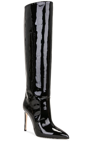Shop Paris Texas Stiletto Boot Heel 105 In Black