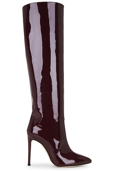 Paris Texas Stiletto 105 Boot in Bordeaux