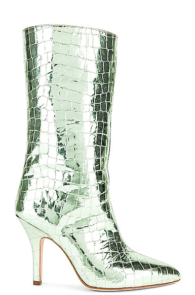 Metallic Coconut Midi Boot