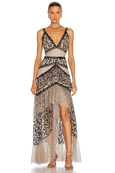 Bcbg floral velvet on sale burnout wrap dress