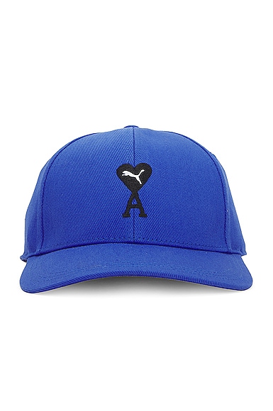 Puma x AMI ★ Low Curve Cap Dazzling Blue PUMA x AMI Low Curve Cap Dazzling Blue 6 Panel Baseball Cap