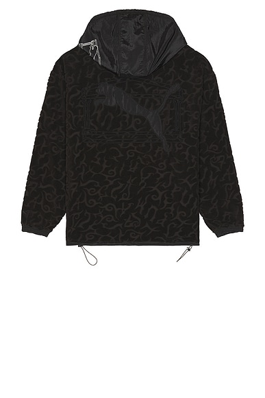 Puma Select x Aries Light Pullover Hoodie in Puma Black