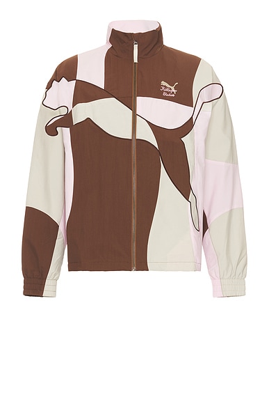 Puma Select X Kidsuper Cellerator Track Top in Espresso Brown