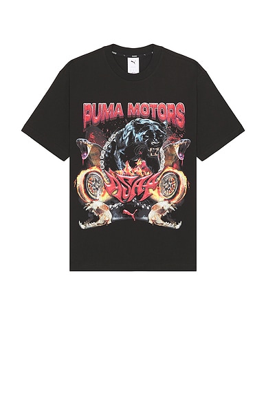 Puma Select x A$Ap Rocky Motors Tee in Puma Black