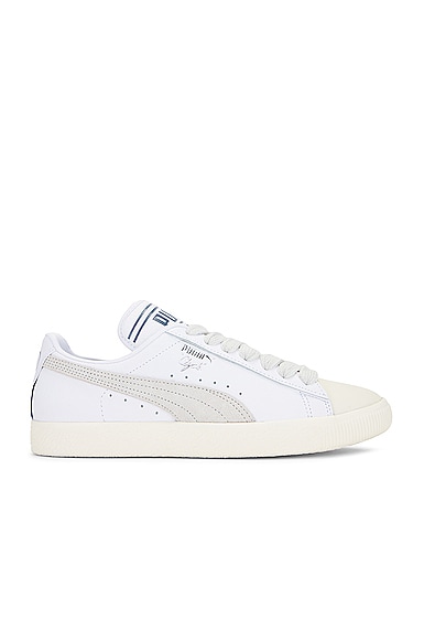 Puma Select X Rhuigi Clyde 03 Sneaker in White & Grey