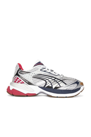 Shop Puma Velophasis Phased In Feather Gray & Club Navy