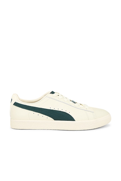 Puma Select Clyde Players Lane in Creamy Vanilla, Intense Red, & Puma Black