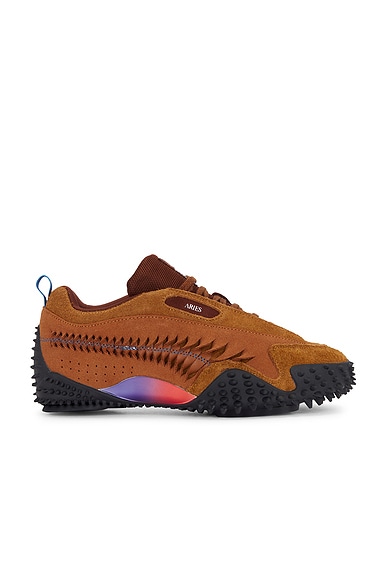 Puma Select x Aries Mostro Craft Sneakers in Brown