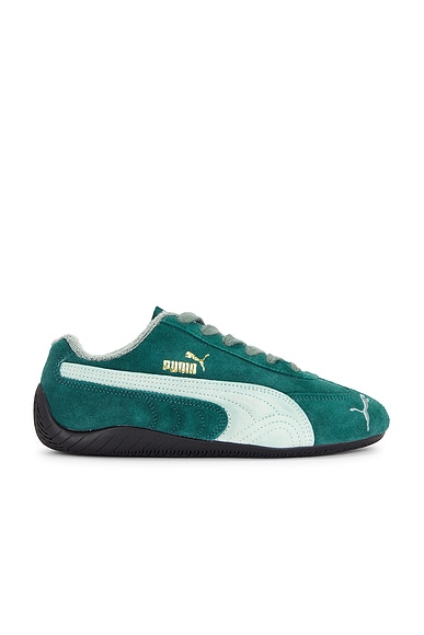 Puma Select Speedcat The Neverworn V Sneaker in Dark Myrtle & Green Moon