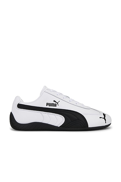 Speedcat Sneaker in Puma White-puma Black