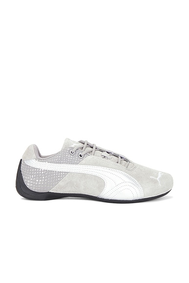 Puma Select Future Cat Emboss in Concrete Gray & Puma Silver