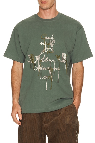 Hand Stitched Embroidery Ceci Tee