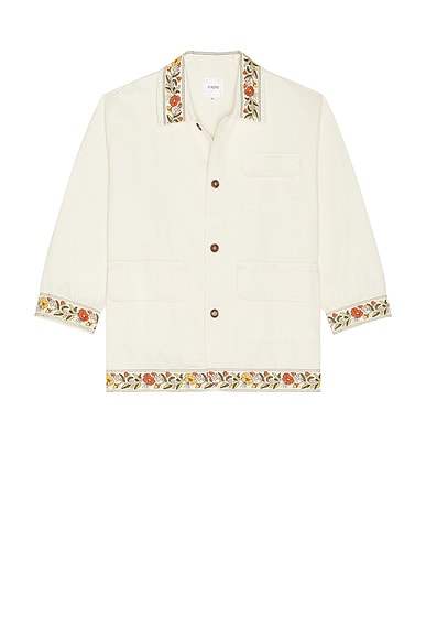 Found Kantha Floral Work Jacket