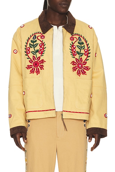 Hand Embroidered Paisley Motif Work Jacket