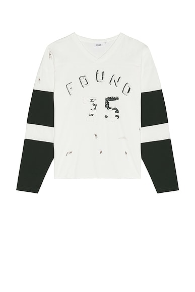 Found Distressed Long Sleeve Team Jersey