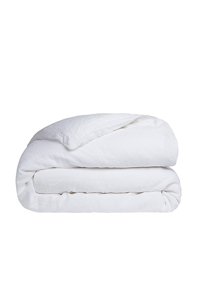 Parachute Linen Duvet Cover in White