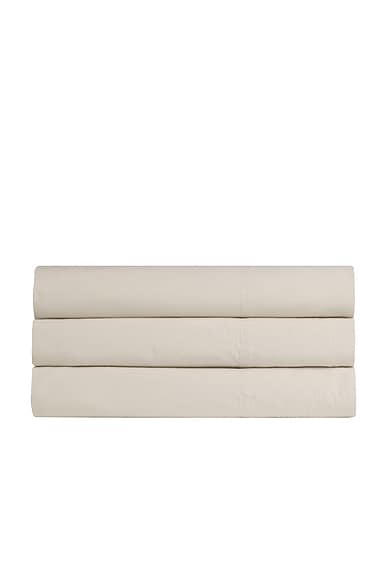 Parachute Percale Top Sheet in Bone
