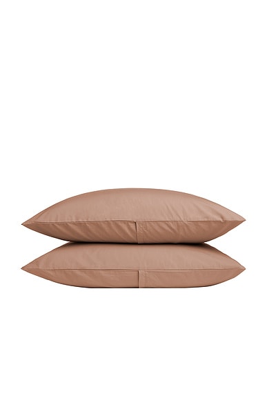 Parachute Core Percale Pillow Cases in Adobe