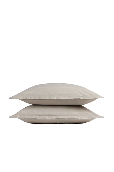 Brushed Cotton Sham Set
